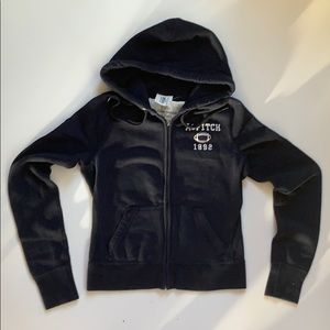 NWT Abercrombie dark blue hoodie Small